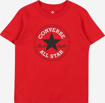 CONVERSE - Camiseta en rojo: frente