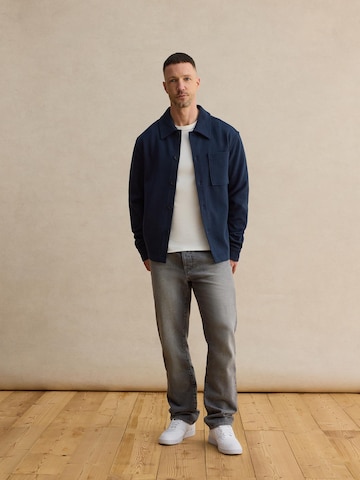 DAN FOX APPAREL Regularny krój Koszula 'Otto' w kolorze niebieski