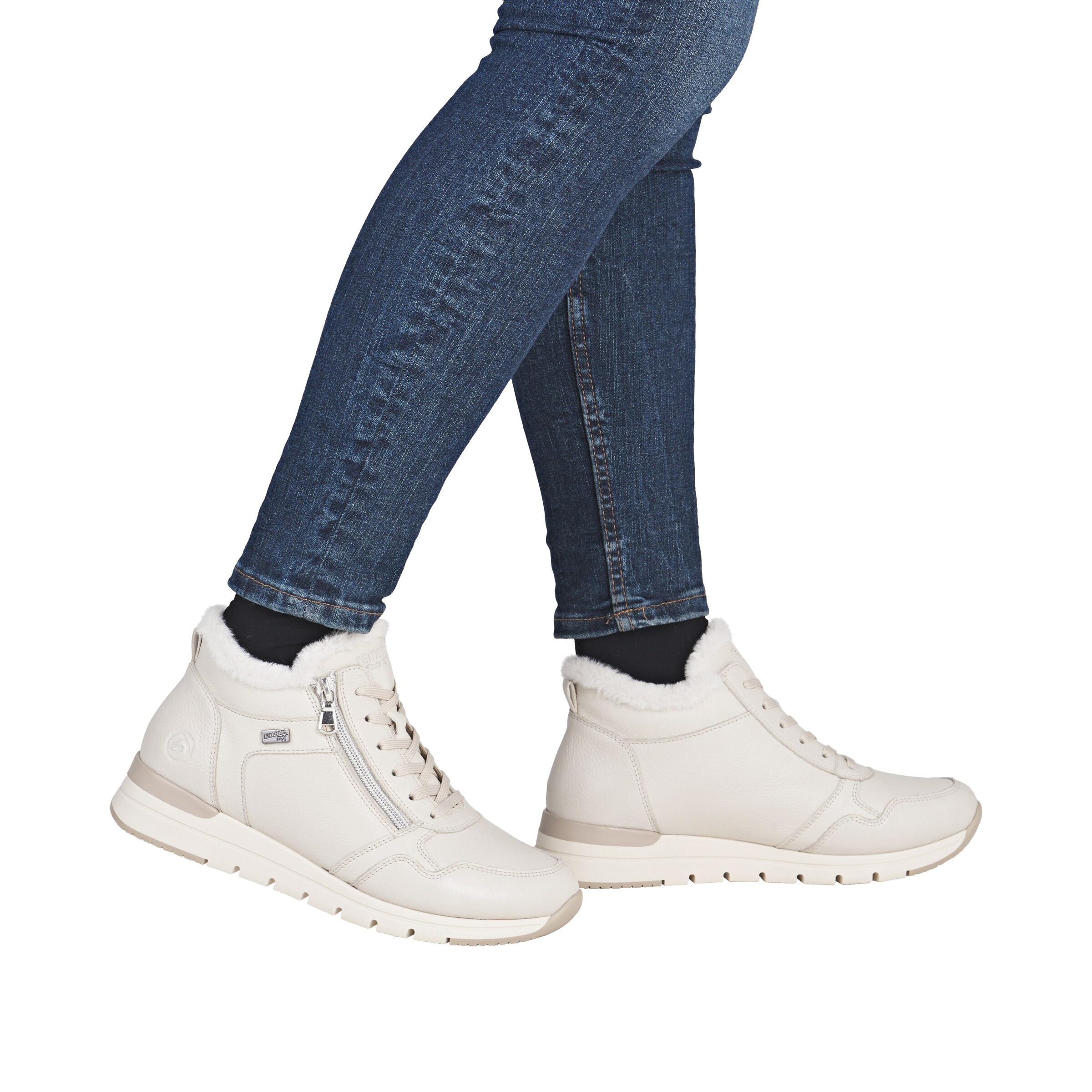 Bottines à lacets REMONTE en blanc