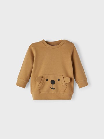 NAME IT Sweatshirt 'Bast' in Braun