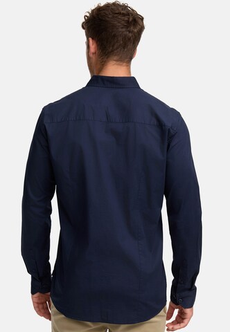 INDICODE JEANS Regular fit Overhemd 'Kamby' in Blauw