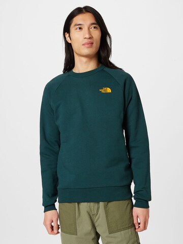 THE NORTH FACE Sweatshirt 'REDBOX' i grøn: forside