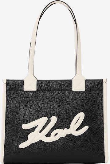 Karl Lagerfeld Ostoskassi värissä kerma / musta, Tuotenäkymä