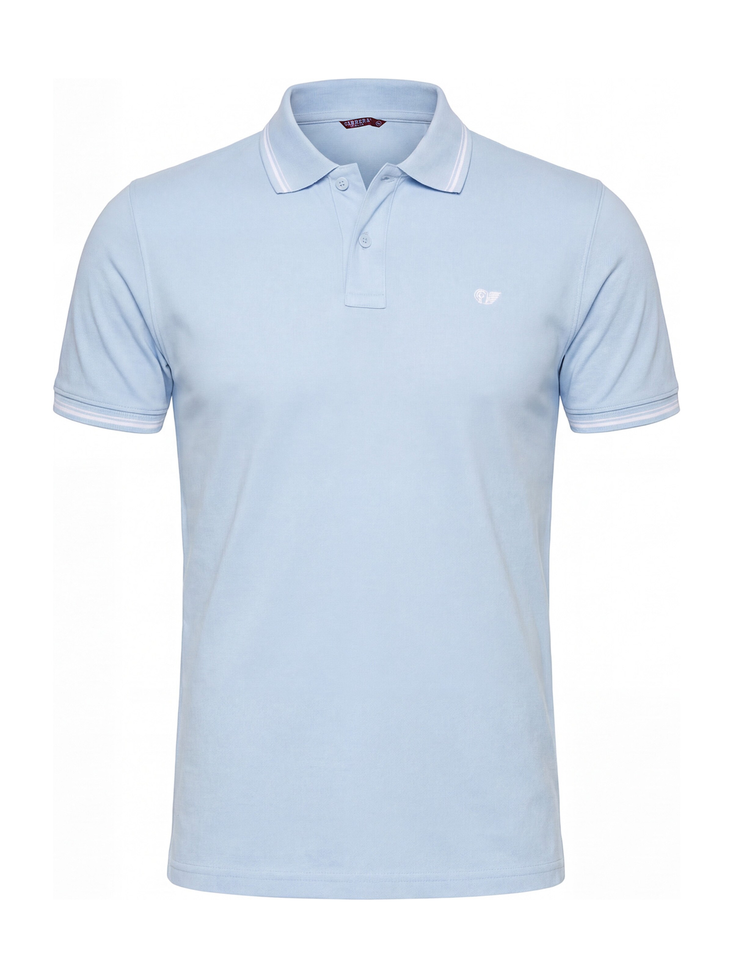 Carrera Jeans Regular Fit Hemd 'Piquet'‌‌ in Blau: Vorderseite