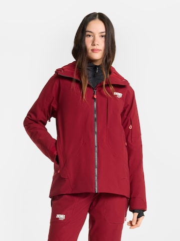 ZIENER Winter Jacket 'RAYKA' in Red: front