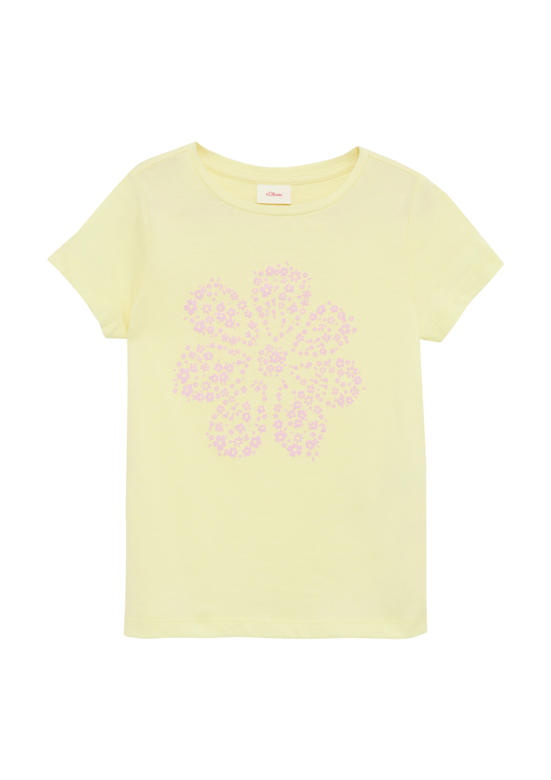 s.Oliver Shirt in Geel: voorkant