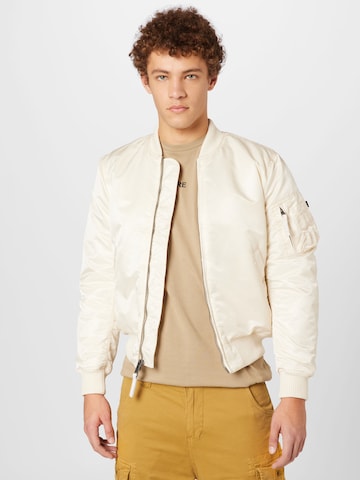 ALPHA INDUSTRIES Prechodná bunda 'MA-1 VF 59' - Béžová: predná strana