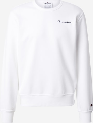 Champion Authentic Athletic Apparel - Sudadera en blanco: frente