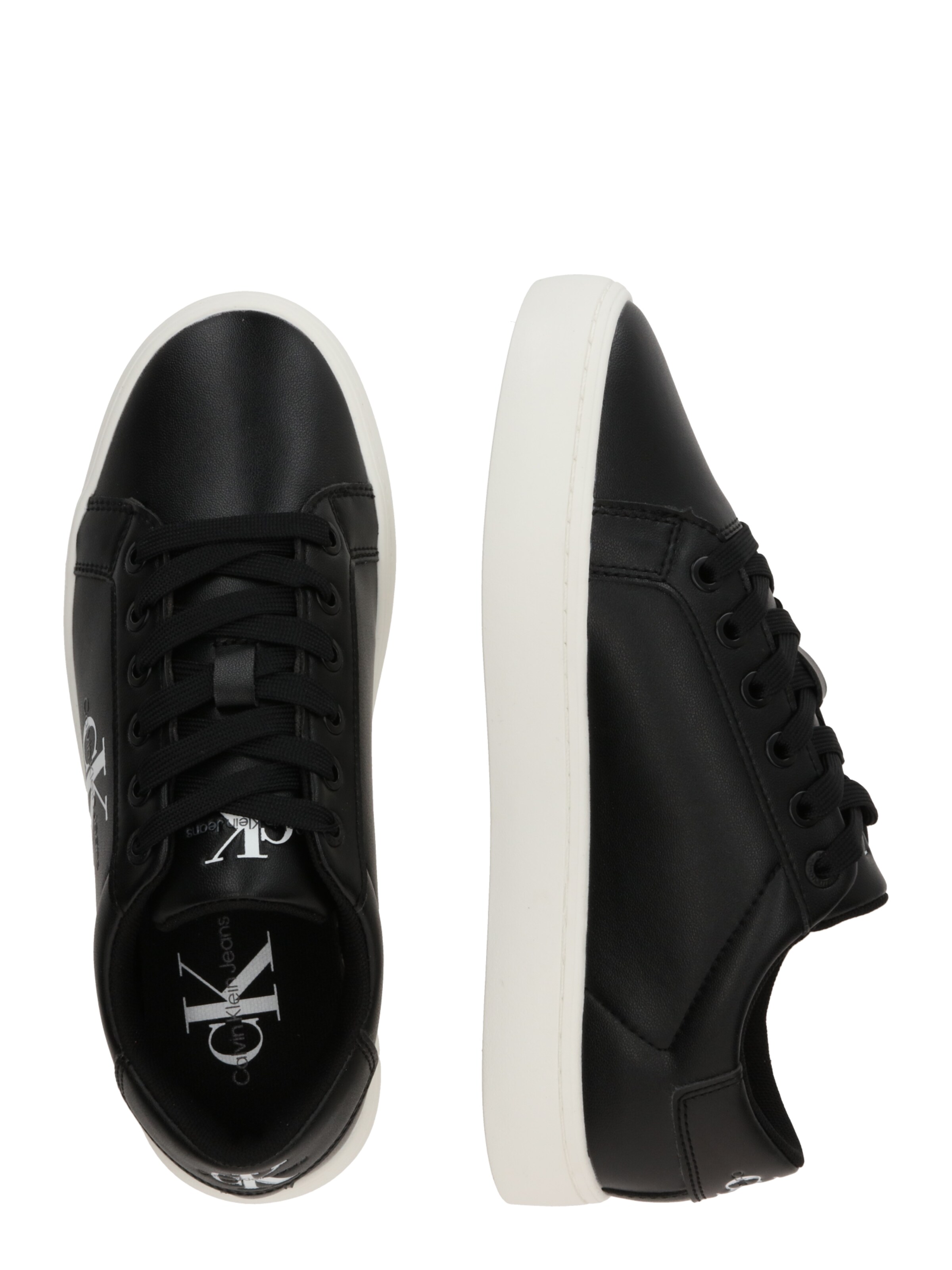 Calvin Klein Ниски маратонки в черно