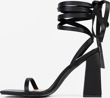 Celena Strap Sandals 'Charney' in Black: front
