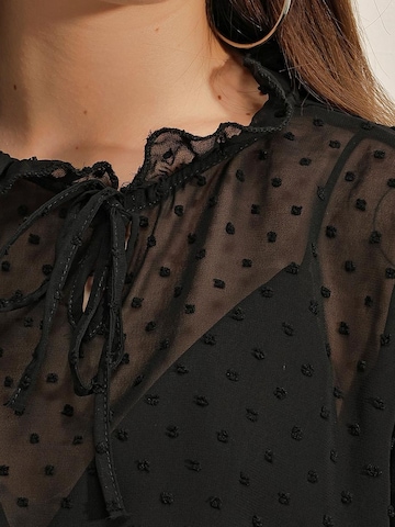 Bigdart Bluse in Schwarz