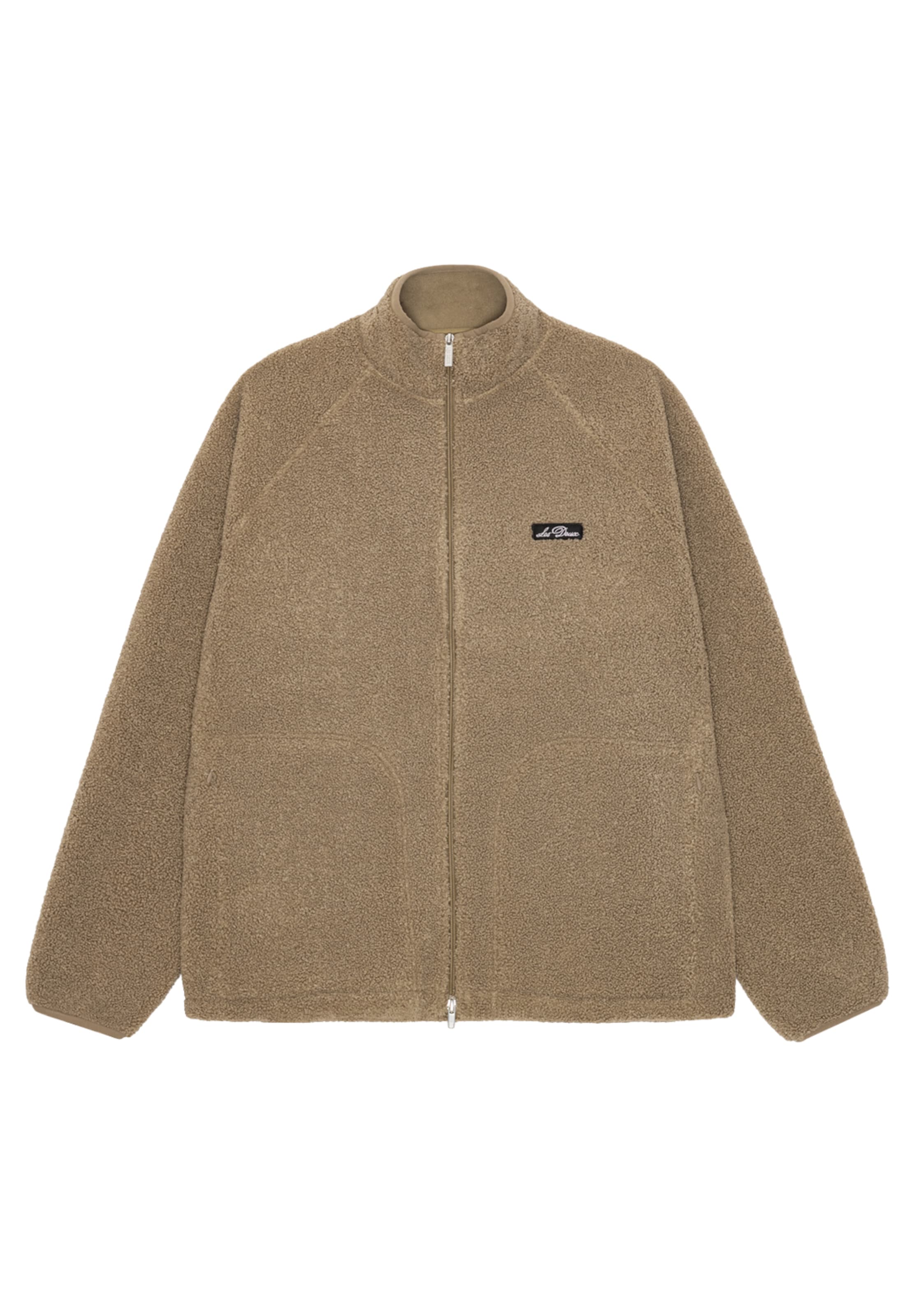 Les Deux Fleece Jacket in Brown: front