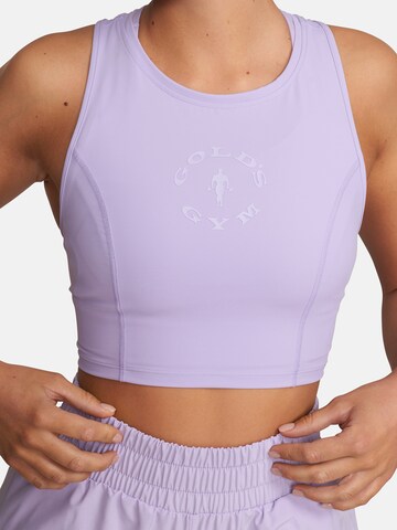 Haut de sport 'Laura' GOLD´S GYM APPAREL en violet