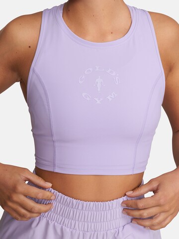 GOLD´S GYM APPAREL Sporttop 'Laura' in Lila