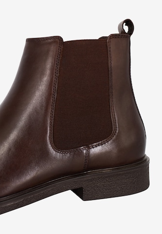 DreiMaster Klassik Chelsea boots in Bruin