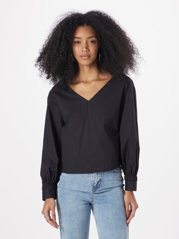 Sisley Blouse in Zwart: voorkant