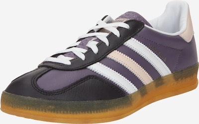 ADIDAS ORIGINALS Baskets basses 'Gazelle' en mastic / violet foncé / noir / blanc, Vue avec produit