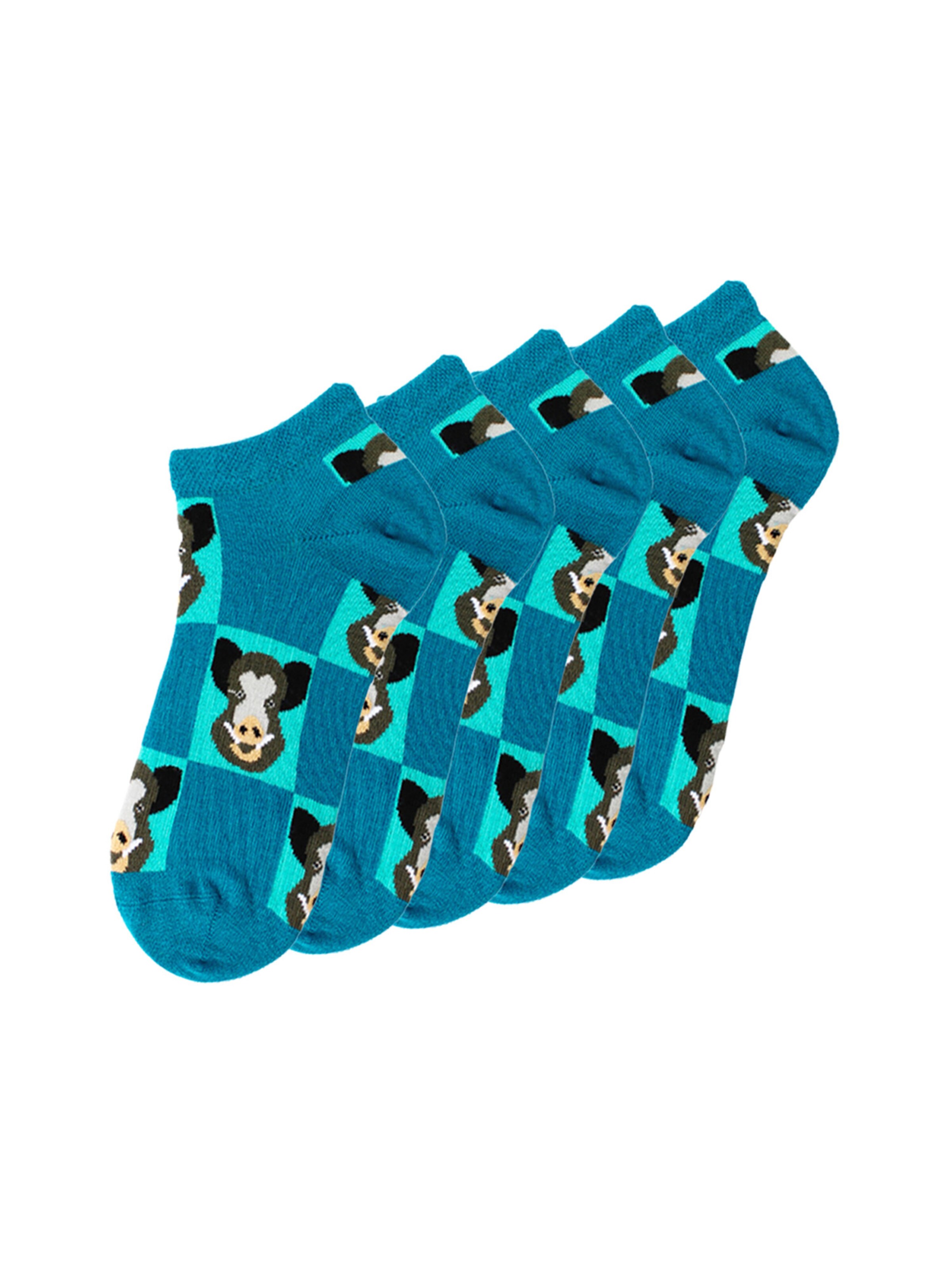 Chaussettes UNABUX en bleu : devant