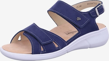 Finn Comfort Sandale 'Nadi' in Blau: Vorderseite