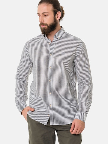 Coupe slim Chemise 'CH194' CIPO & BAXX en noir : devant