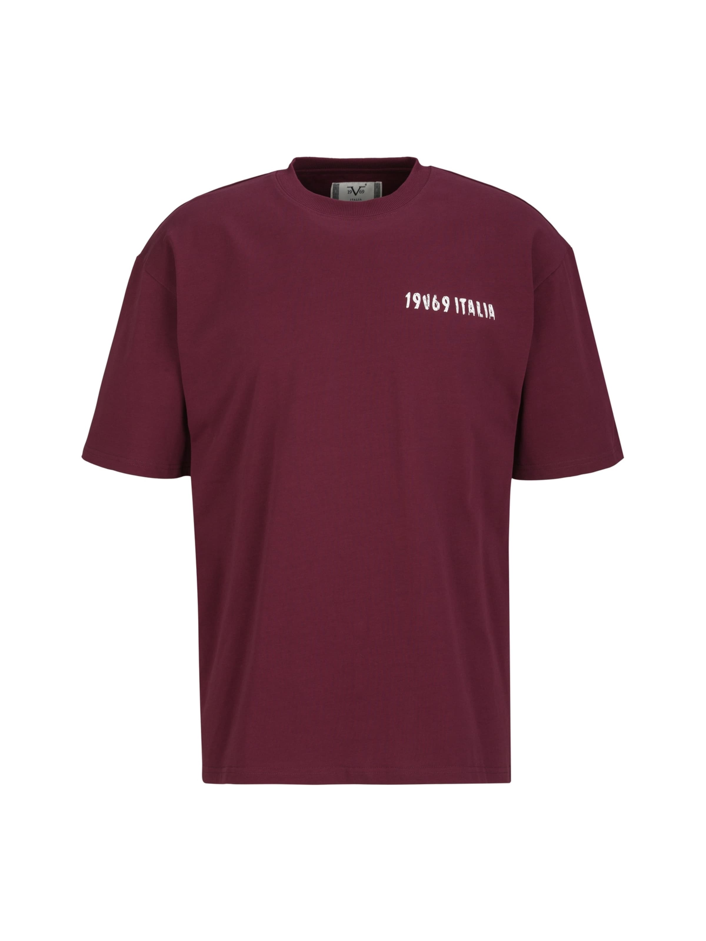 19V69 ITALIA Shirt ' Tamaro Wintersports ' in Red: front