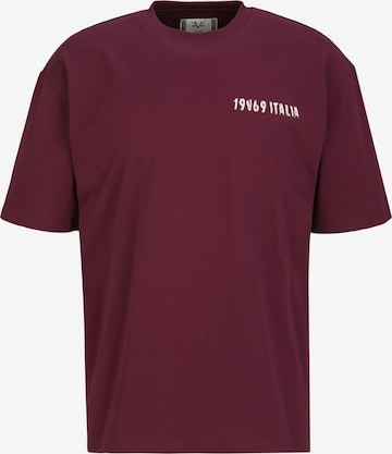 19V69 ITALIA Shirt ' Tamaro Wintersports ' in Red: front