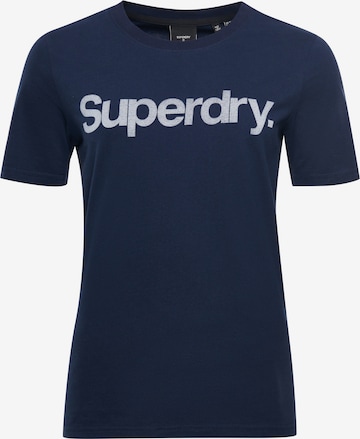 Superdry - Camiseta en azul: frente