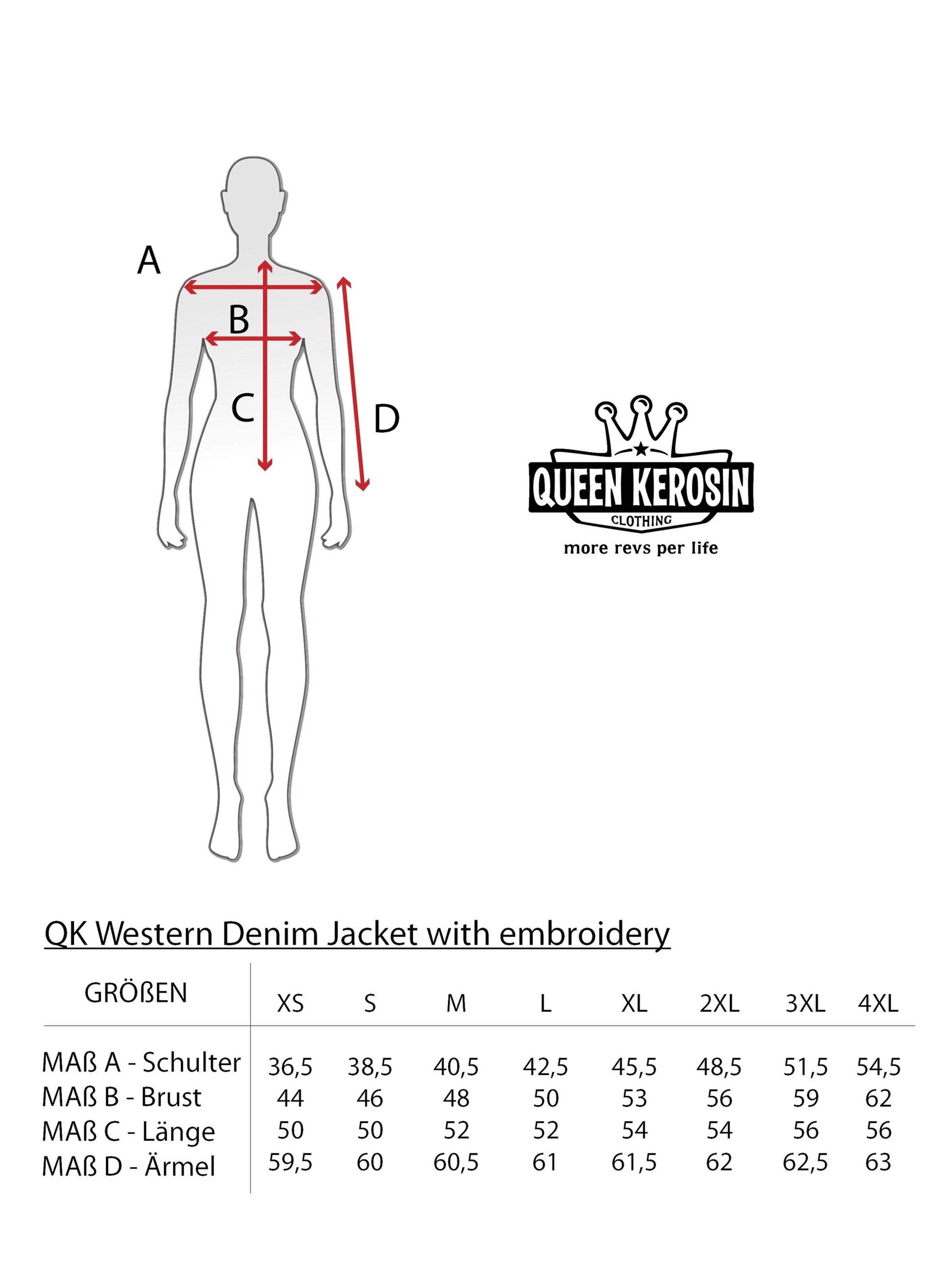 Queen Kerosin Between-Season Jacket in Blue