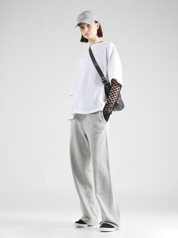 REPLAY Wide leg Broek in Grijs