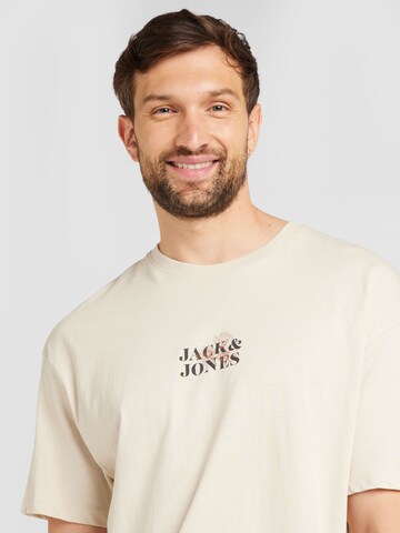 JACK & JONES - Camiseta 'JJPRAIA' en beige