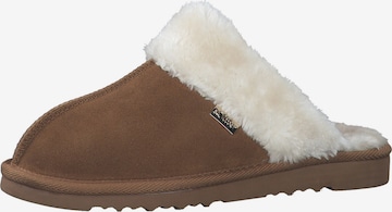 s.Oliver Slipper in Brown: front