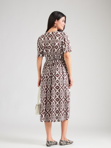 PIECES Shirt Dress 'PCTALA' in Brown