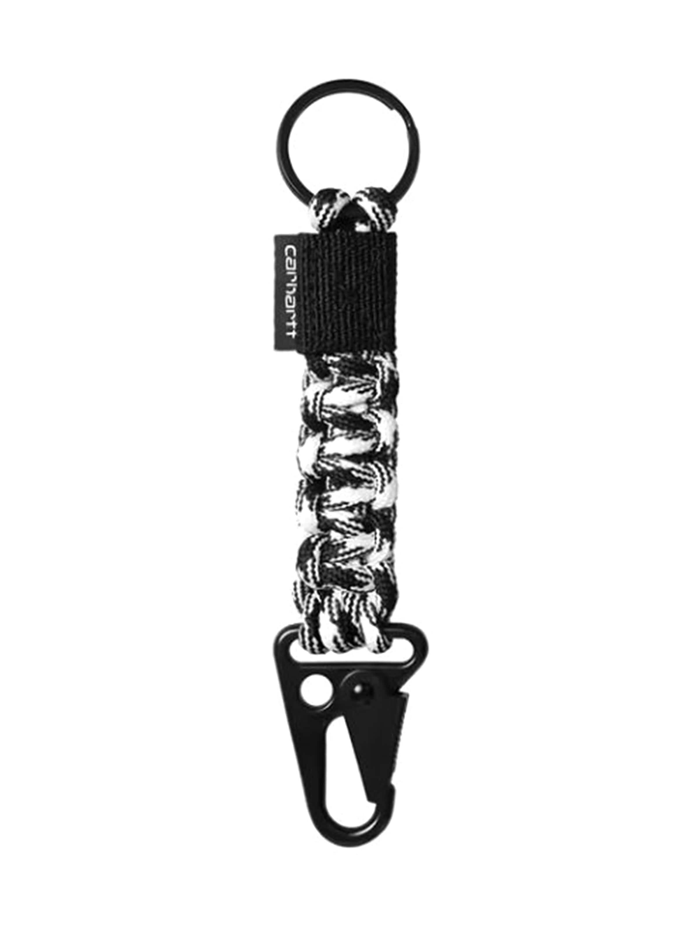Portachiavi 'ROPE KEYHOLDER WAX / BLACK' di Carhartt WIP in nero: frontale