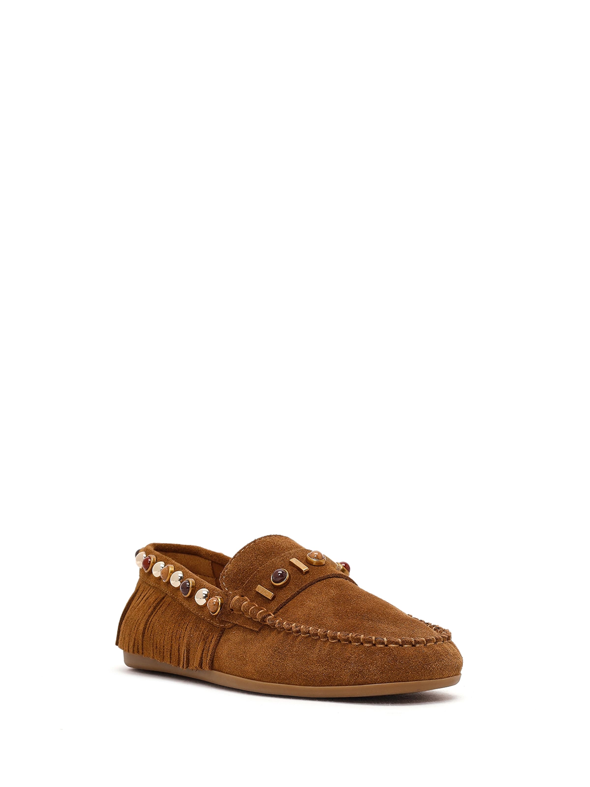 Derimod - Mocassins em castanho: frente