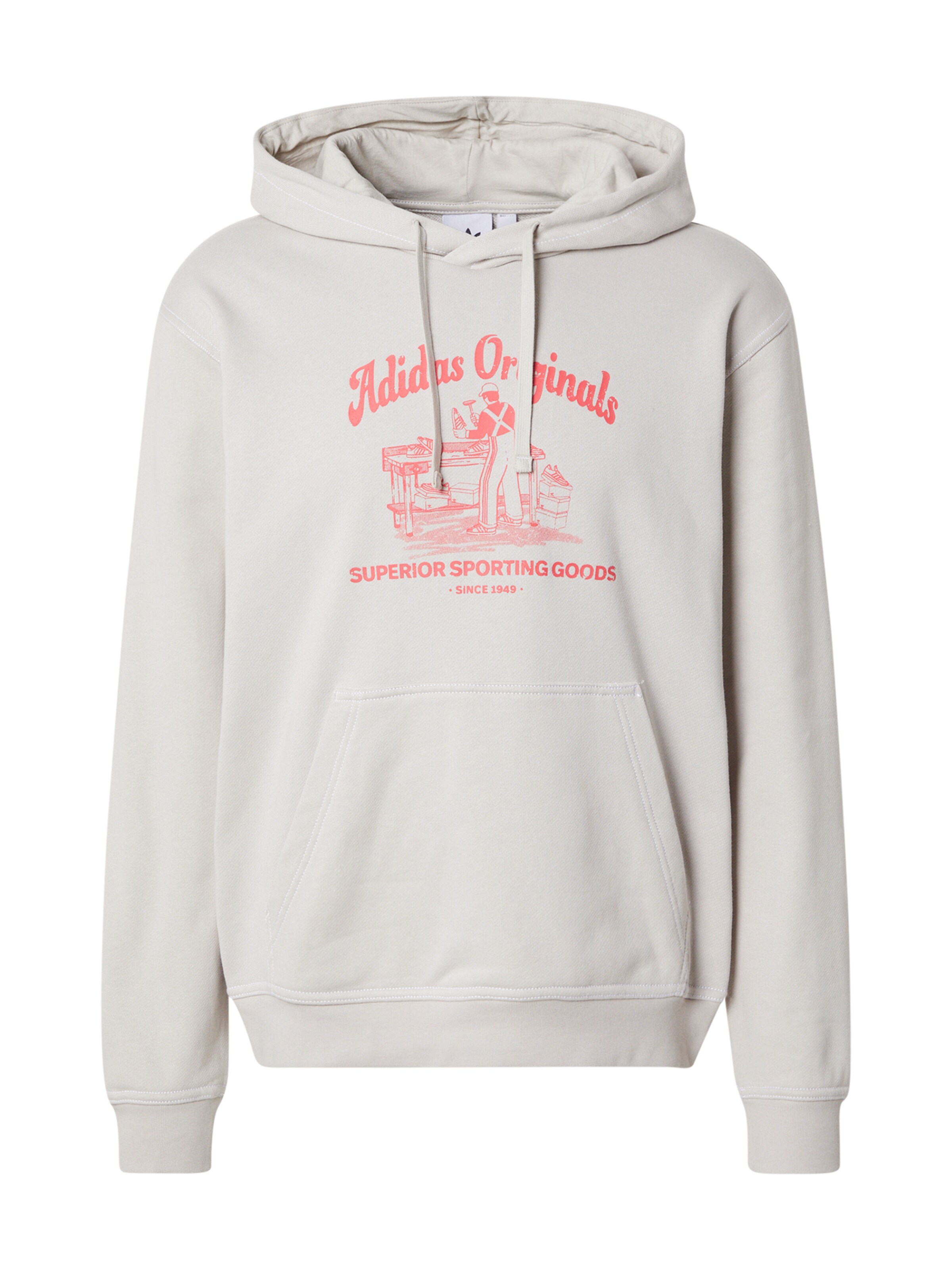 ADIDAS ORIGINALS Dressipluus 'Wabash', värv beež: eest vaates