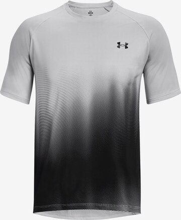 UNDER ARMOUR Functioneel shirt 'Tech Fade' in Grijs: voorkant