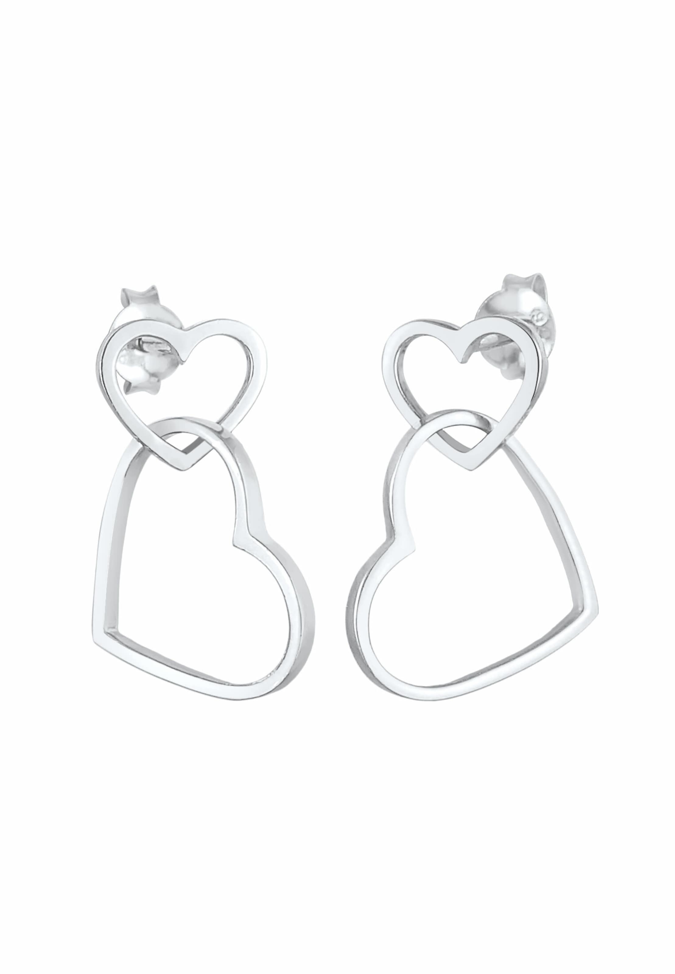 ELLI Oorbellen in Zilver: voorkant
