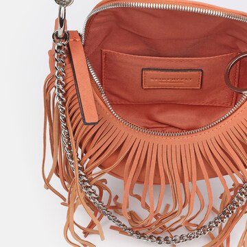 Sac bandoulière 'Fringes Skien' Seidenfelt Manufaktur en marron