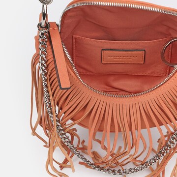 Seidenfelt Manufaktur Shoulder Bag 'Fringes Skien' in Brown