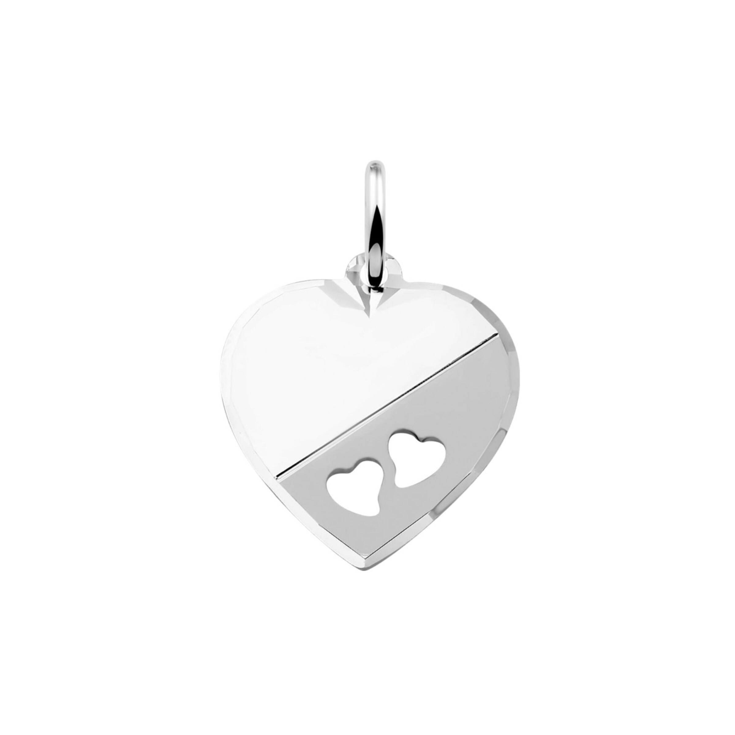 Lucardi Hangers in Zilver: voorkant