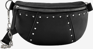 Pull&Bear Belt bag in Black: front