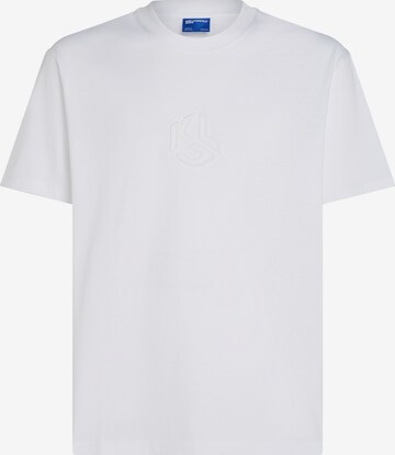 T-Shirt KARL LAGERFELD JEANS en blanc : devant