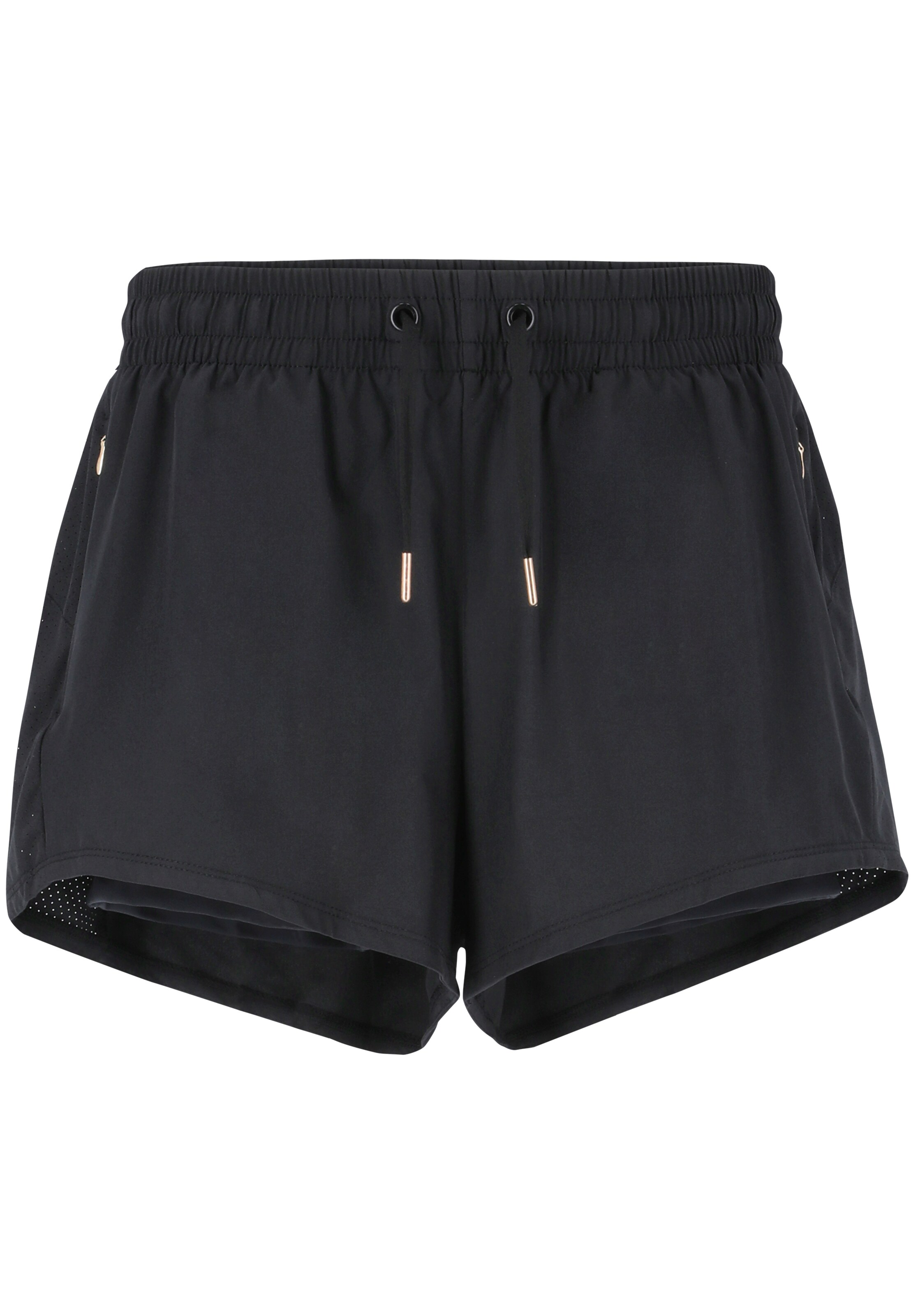 ENDURANCE Regular Sportshorts 'Eslaire' in Schwarz: Vorderseite
