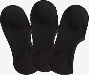 LASCANA ACTIVE Athletic Socks in Black: front