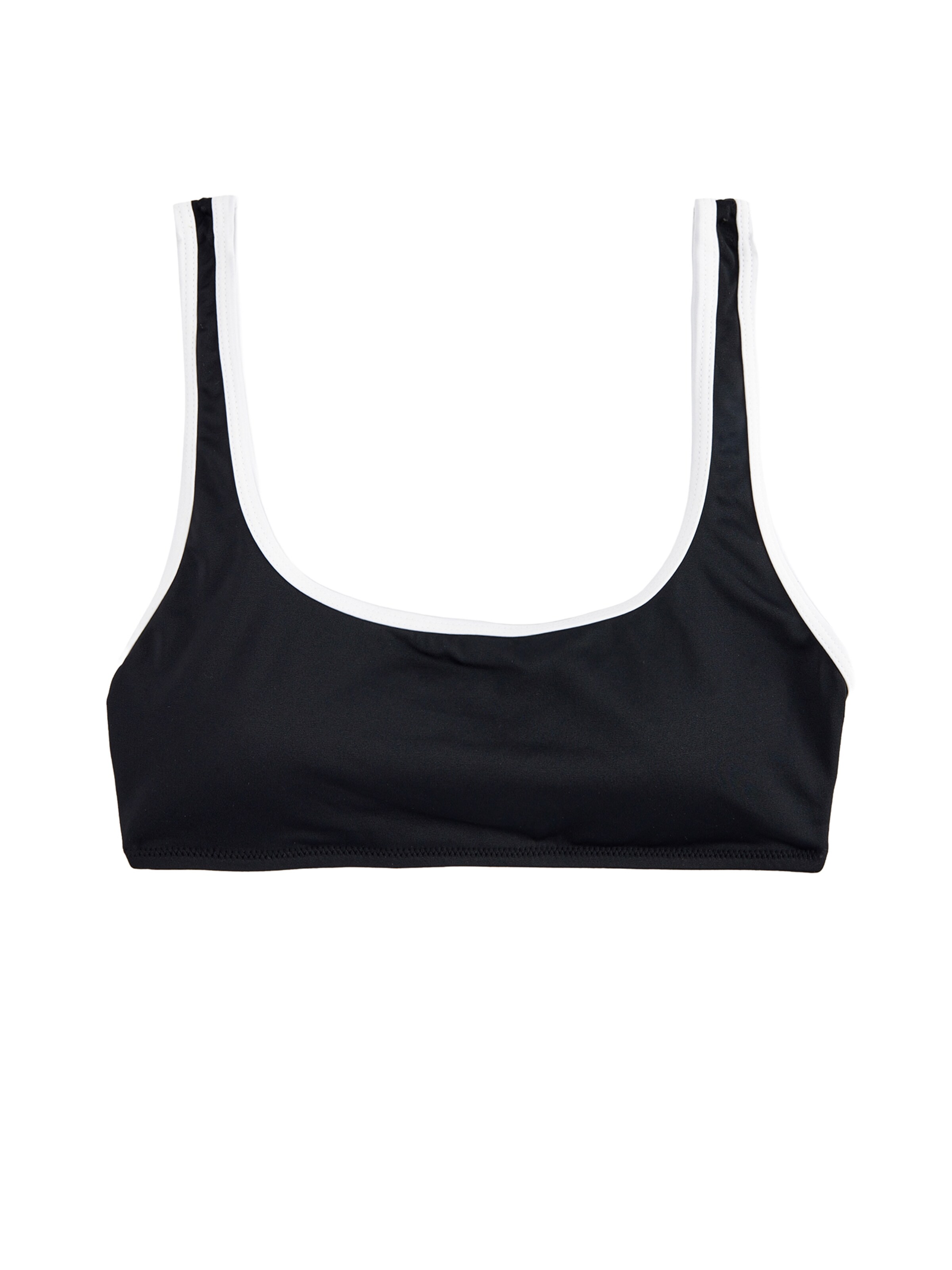 Koton Bustier Bikinitop in Zwart: voorkant