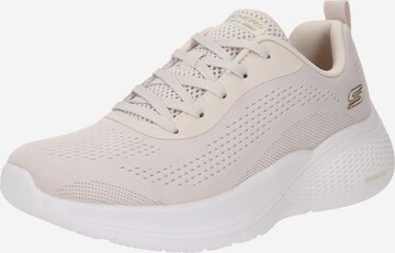 Sneaker bassa 'BOBS INFINITY' di SKECHERS in beige: frontale