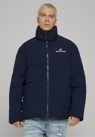 Sergio Tacchini Winterjas 'Nilo' in Blauw: voorkant