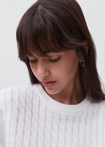 MANGO TEEN Sweater in White