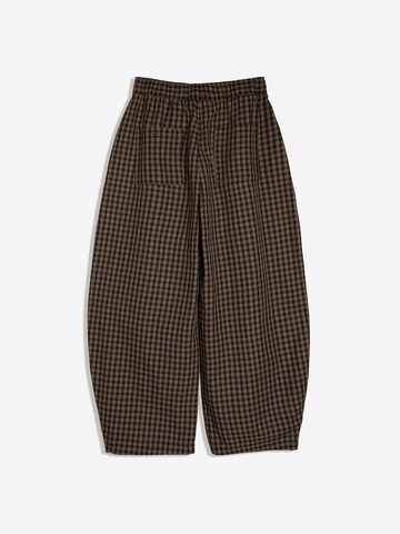 Bershka Baggy Bukser i sort