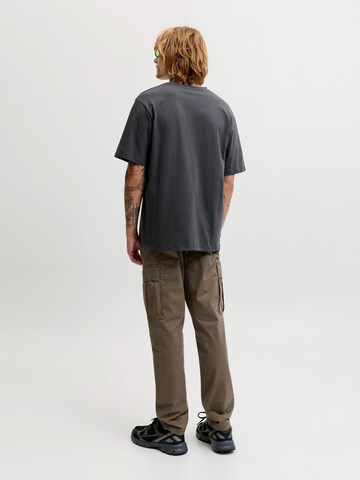 JACK & JONES T-Shirt 'JJEARCHIVE' in Grau
